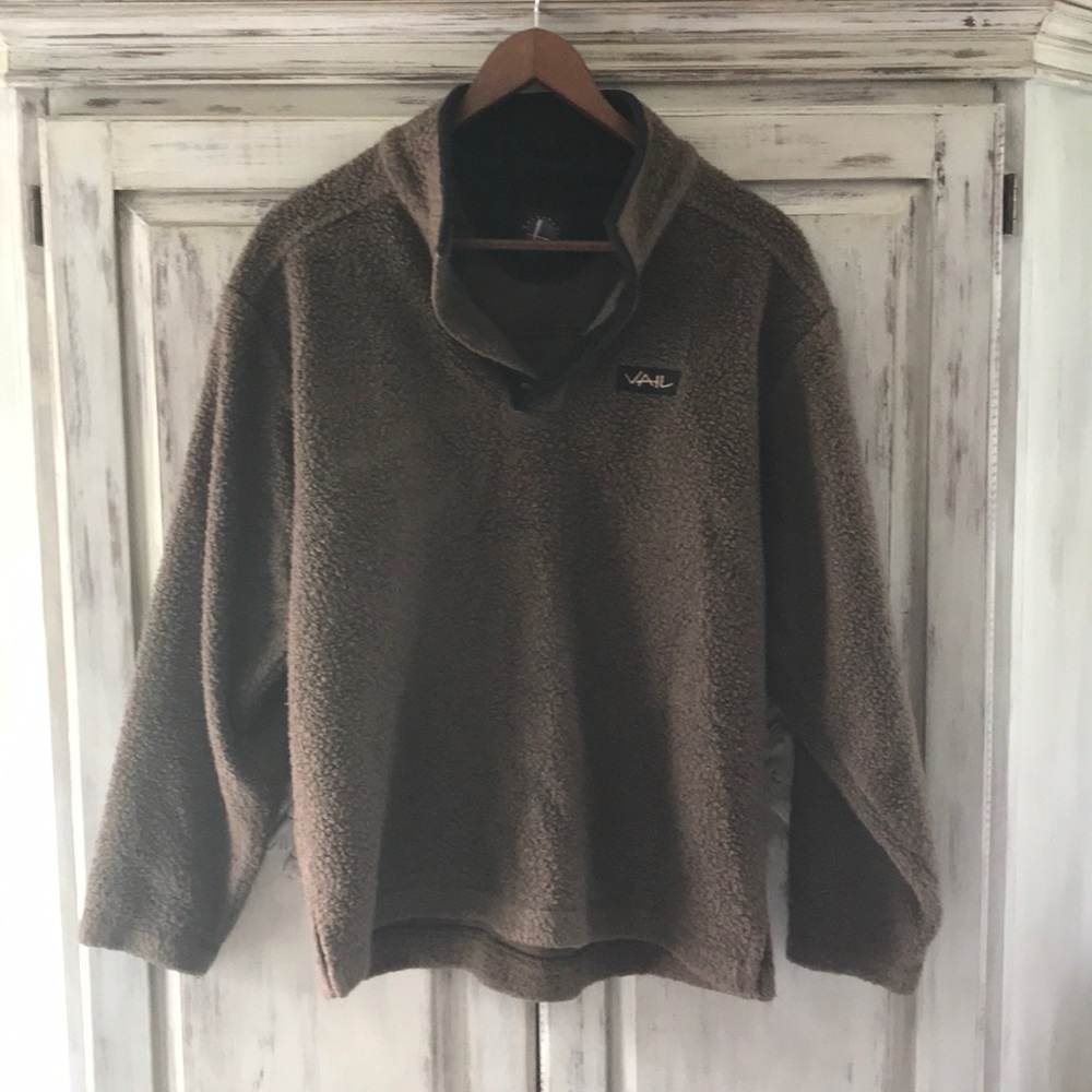 Backcountry Brown Quarter-zip Pullover